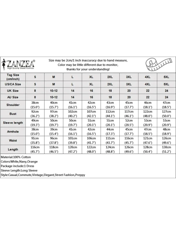 ZANZEA Women White Beach Dress Solid Summer A-line Half Sleeve Shirt Dress Casual Loose Pocket Sundress Holiday Baggy Long Robe - Image 6
